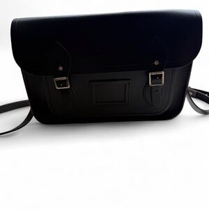 Cambridge Satchel Company Black Leather Satchel Shoulder Bag